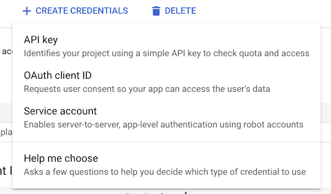 Adding OAuth Credentials